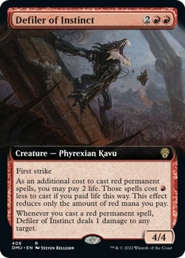 Defiler of Instinct Extended Art (406) [DMU]