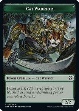Cat Warrior Token (17) [DMC]