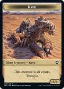 Kavu Bear Double sided Token [DMC]