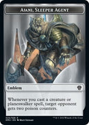 Emblem Ajani Sleeper Agent (25) [DMU]