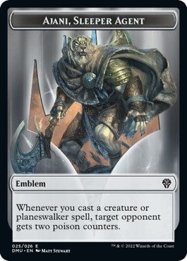 Emblem Ajani Sleeper Agent (25) [DMU]