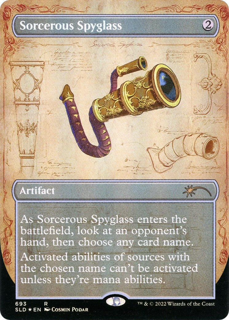 Sorcerous Spyglass Borderless (693) [SLD]