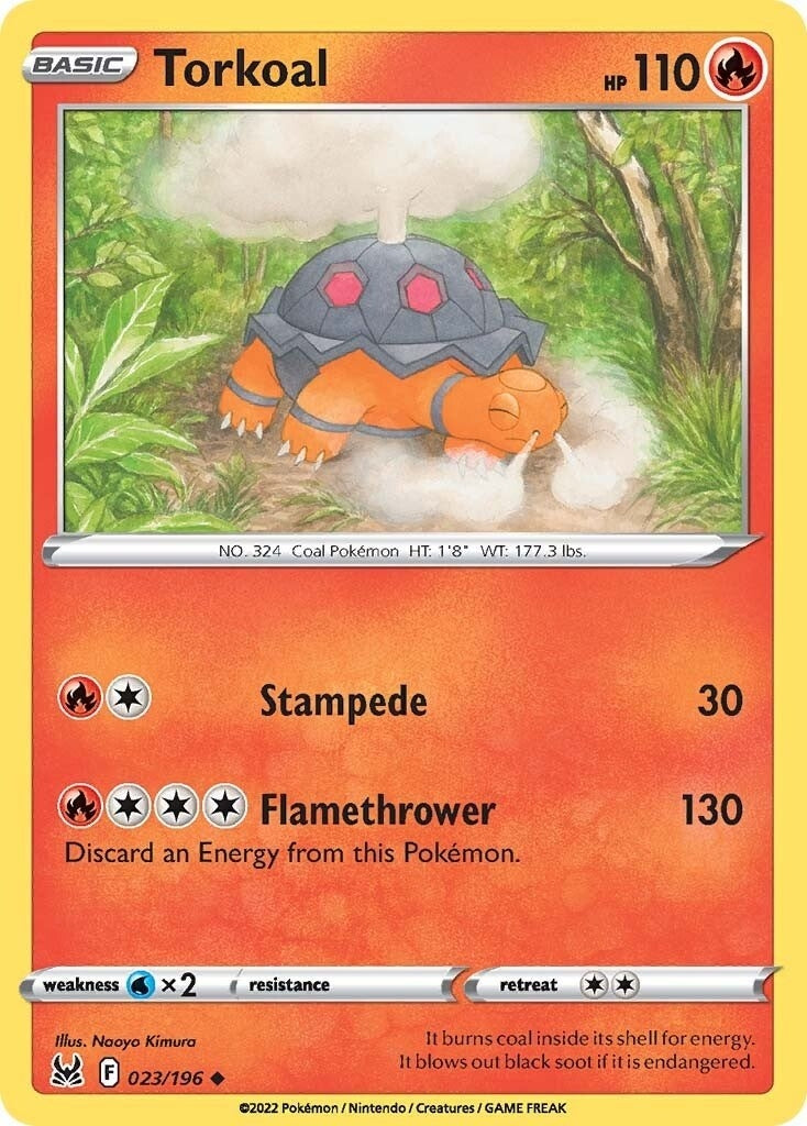 Torkoal (023/196) [SWSH11]