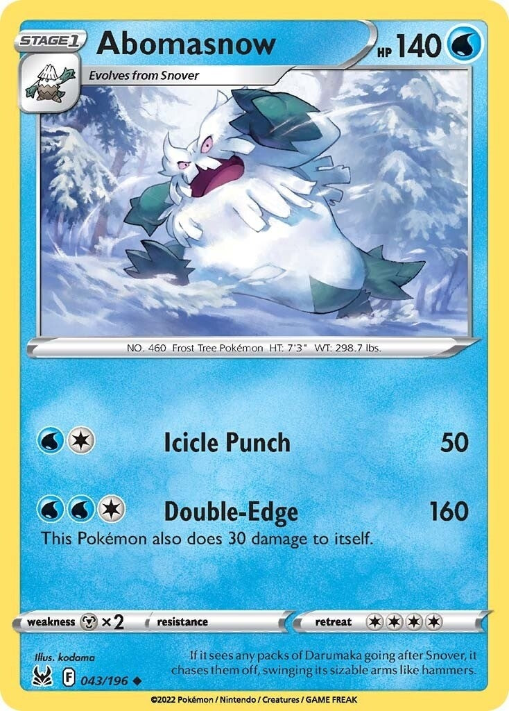 Abomasnow (043/196) [SWSH11]