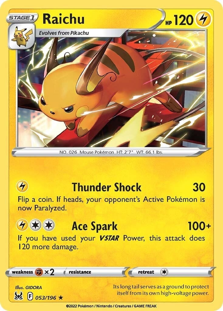 Raichu (053/196) [SWSH11]