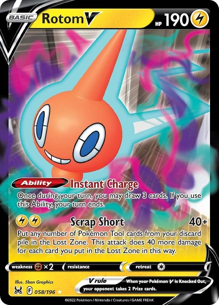 Rotom V (058/196) [SWSH11]