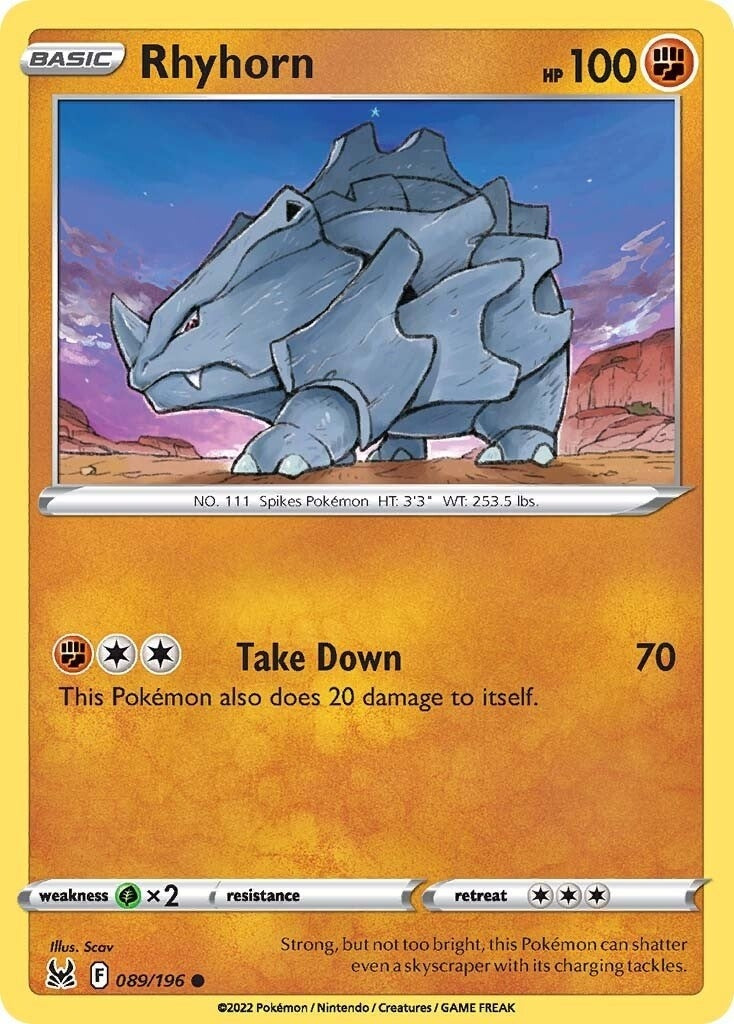 Rhyhorn (089/196) [SWSH11]
