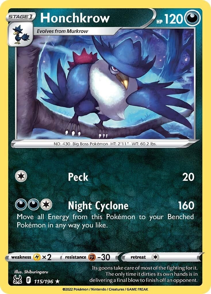 Honchkrow (115/196) [SWSH11]