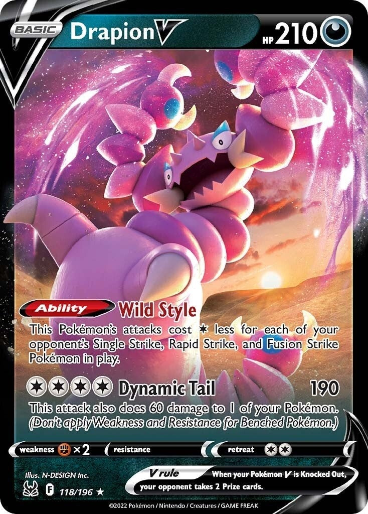 Drapion V (118/196) [SWSH11]