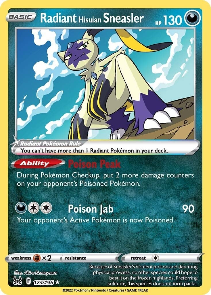 Radiant Hisuian Sneasler (123/196) [SWSH11]