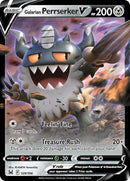 Galarian Perrserker V (129/196) (SWSH11: Lost Origin)
