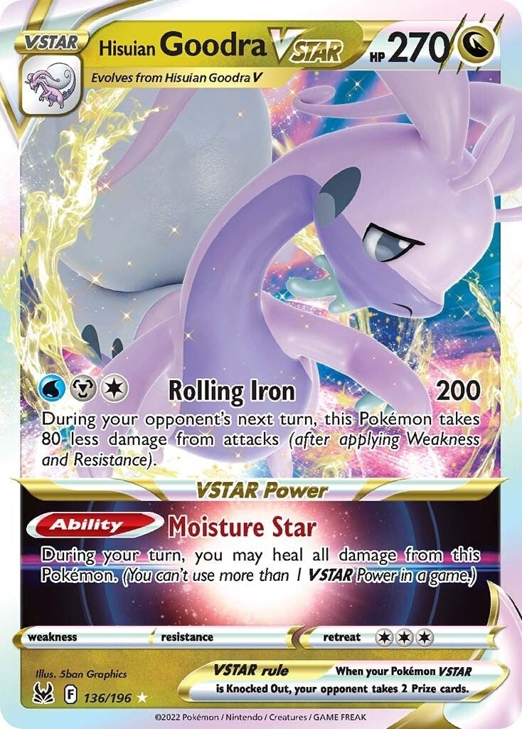Hisuian Goodra VSTAR (136/196) [SWSH11]