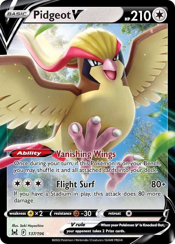 Pidgeot V (137/196) [SWSH11]
