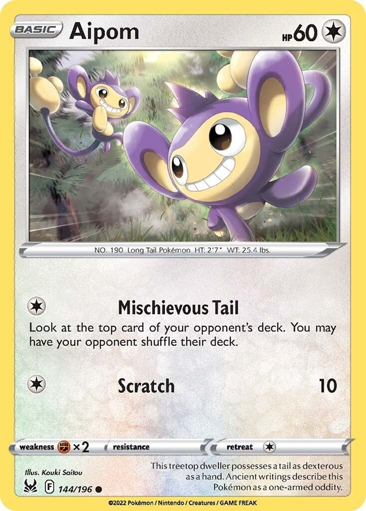 Aipom (144/196) [SWSH11]