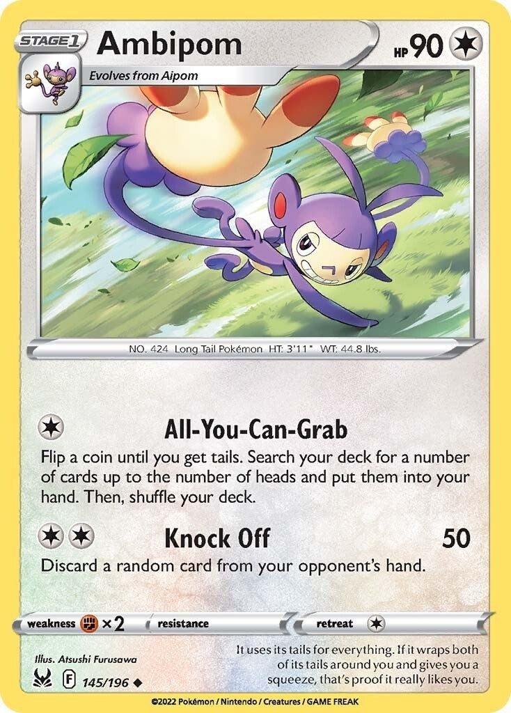 Ambipom (145/196) (SWSH11: Lost Origin)