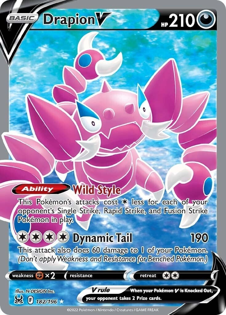 Drapion V Full Art (182/196) [SWSH11]