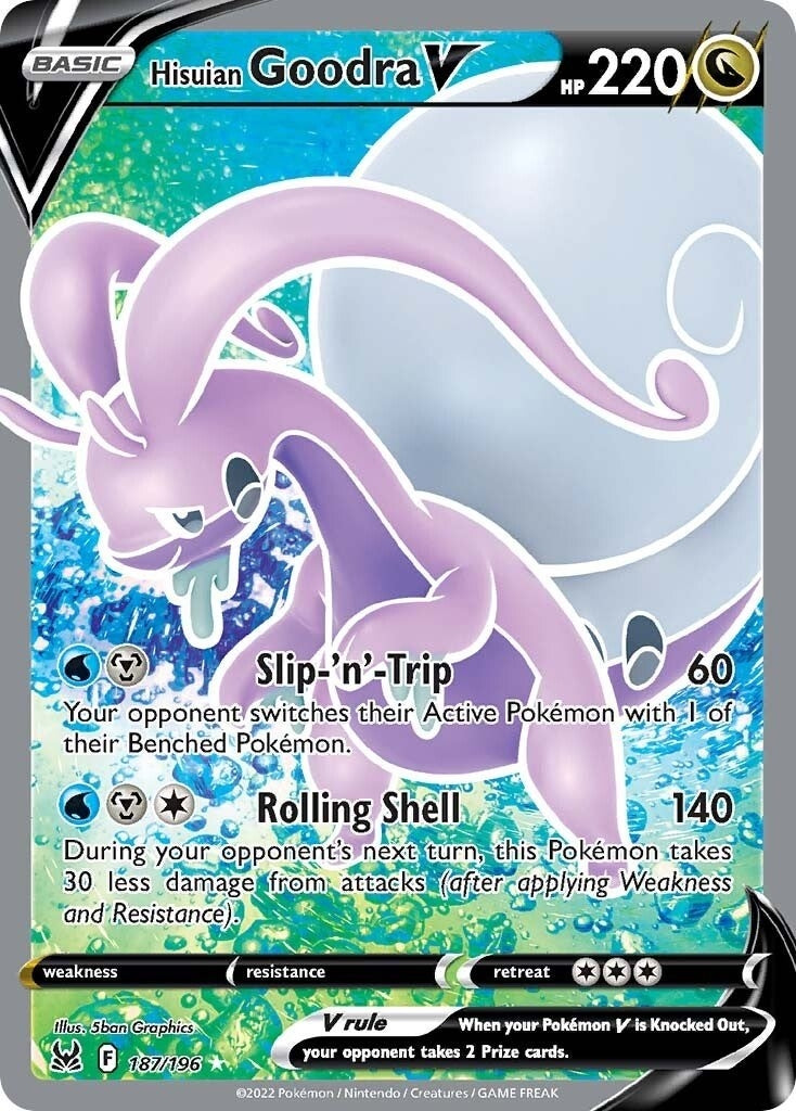 Hisuian Goodra V Full Art (187/196) [SWSH11]