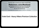 Code Card Heavy Hitters Premium Collection [SWSH10]