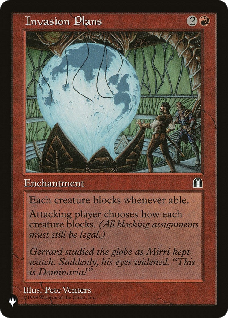 Invasion Plans [LIST]