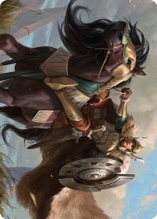 Knight of Dawns Light Art Card (10) [ASDMU]