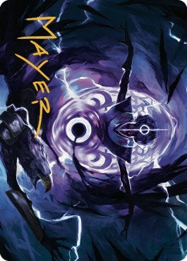 Ronas Vortex Art Card Gold Stamped Signature (16) [ASDMU]