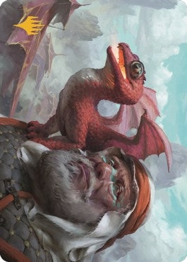 Dragon Whelp Art Card Gold Stamped Signature (29) [ASDMU]