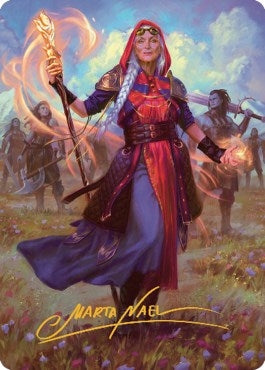 Jaya Fiery Negotiator Art Card 34 81 Gold Stamped Signature (34) [ASDMU]