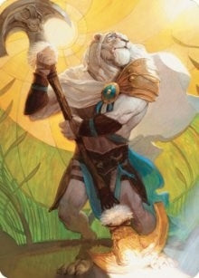 Ajani Sleeper Agent Art Card (42) [ASDMU]