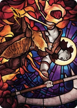 Garna Bloodfist of Keld Art Card Gold Stamped Signature (71) [ASDMU]