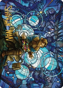 Raff, Weatherlight Stalwart Art Card (Gold-Stamped Signature) [Dominaria United Art Series]