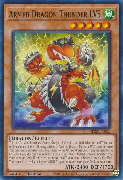 Armed Dragon Thunder LV5 (MP22-EN003) [MP22]