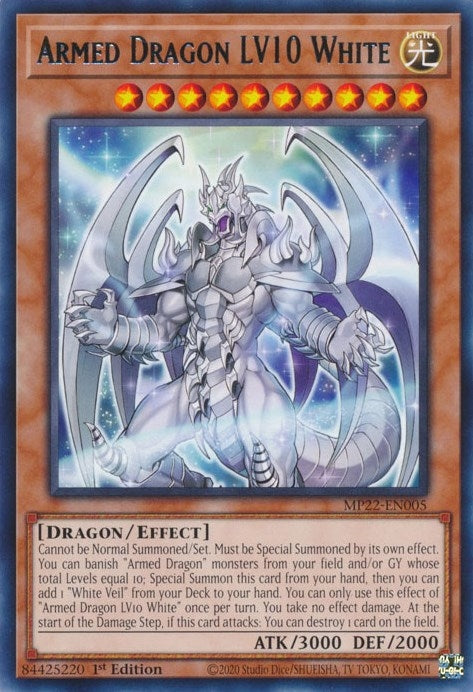 Armed Dragon LV10 White (MP22-EN005) [MP22]