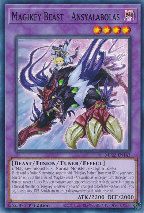 Magikey Beast Ansyalabolas (MP22-EN143) [MP22]