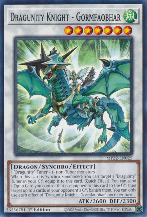Dragunity Knight Gormfaobhar (MP22-EN025) [MP22]