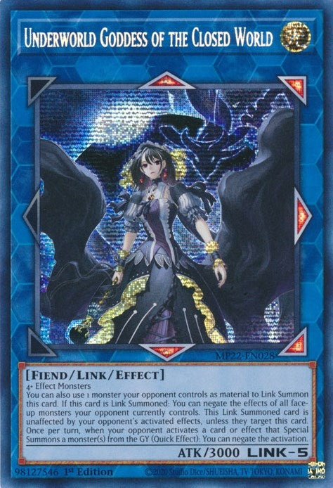 Underworld Goddess of the Closed World (MP22-EN028) [MP22]