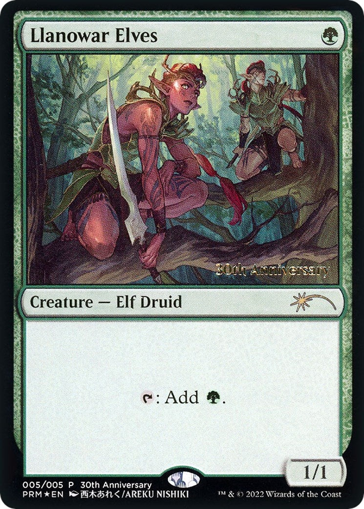 Llanowar Elves (5) [30A-P]