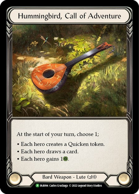 Image for Hummingbird, Call of Adventure [Flesh and Blood: Promo Cards]
