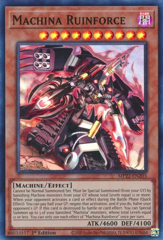 Machina Ruinforce (MP22-EN203) [MP22]