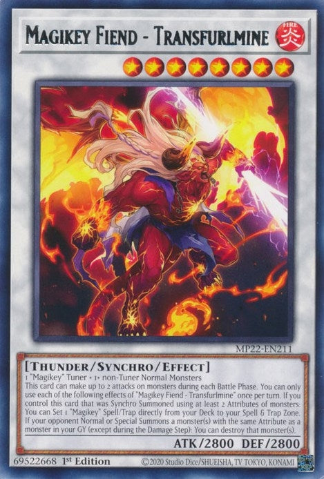 Magikey Fiend Transfurlmine (MP22-EN211) [MP22]