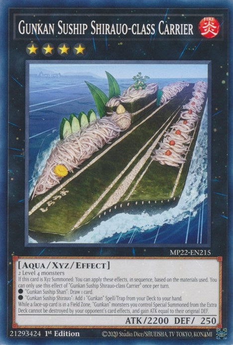 Gunkan Suship Shirauo class Carrier (MP22-EN215) [MP22]