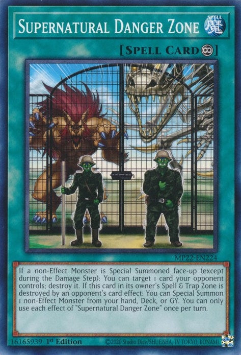 Supernatural Danger Zone (MP22-EN224) [MP22]