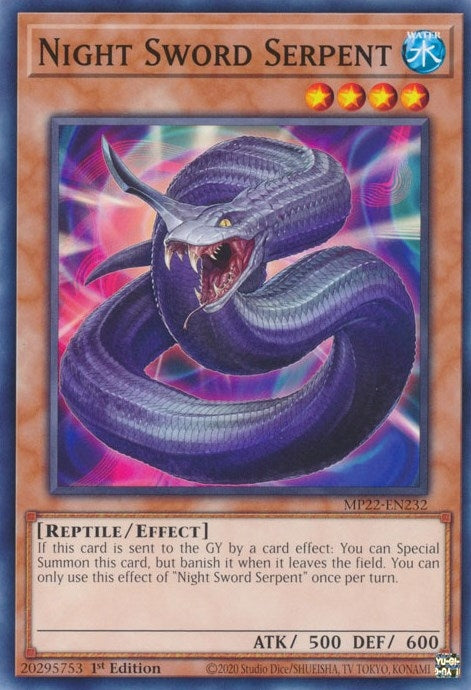 Night Sword Serpent (MP22-EN232) [MP22]
