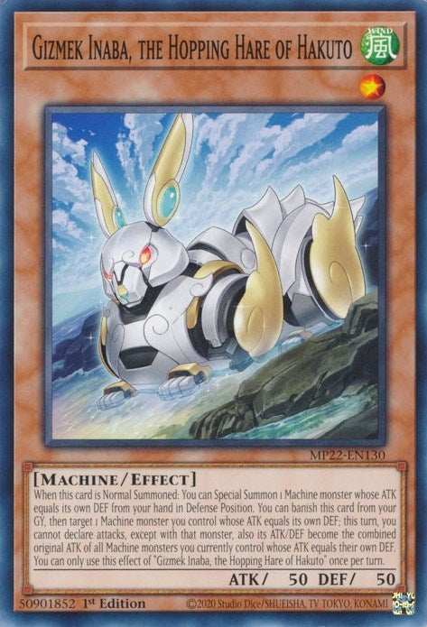 Gizmek Inaba the Hopping Hare of Hakuto (MP22-EN130) [MP22]