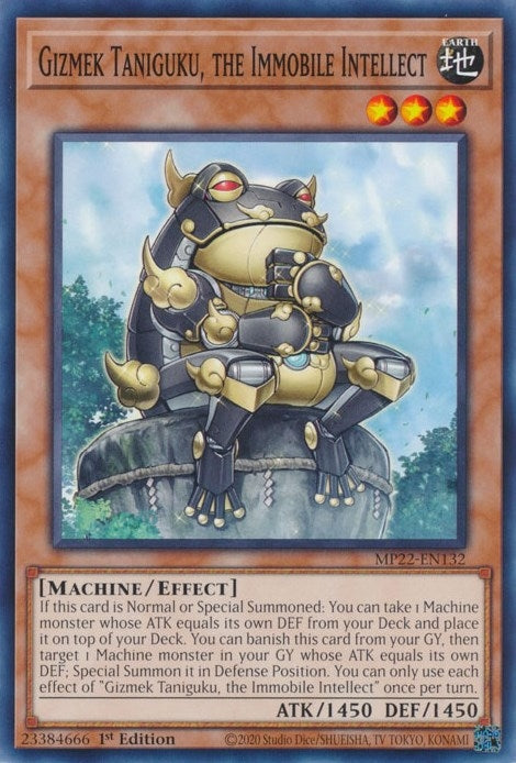 Gizmek Taniguku the Immobile Intellect (MP22-EN132) [MP22]