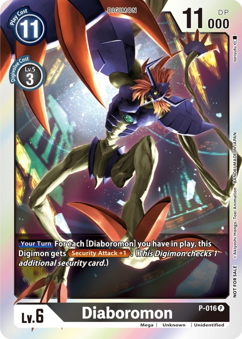 Image for Diaboromon - P-016 (Event Pack 3) [Digimon Promotion Cards]