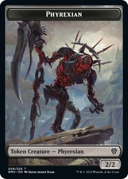 Phyrexian Bird 006 Double sided Token [DMU]