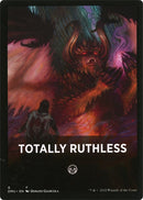 Totally Ruthless Theme Card (6) [DMU]