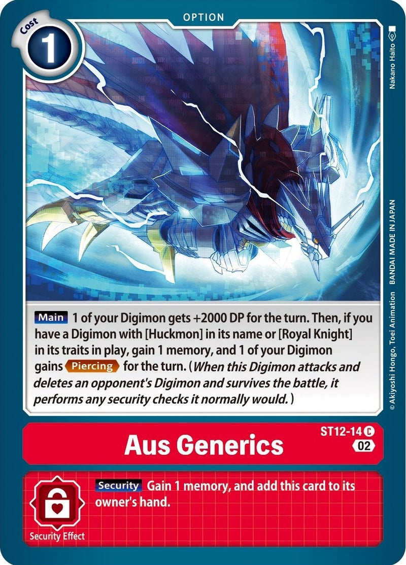 Image for Aus Generics [Starter Deck 12: Jesmon]