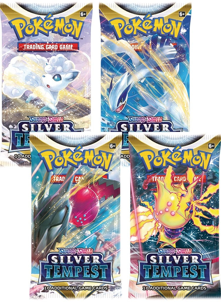 Silver Tempest Booster Pack Art Bundle Set of 4 [SWSH12]