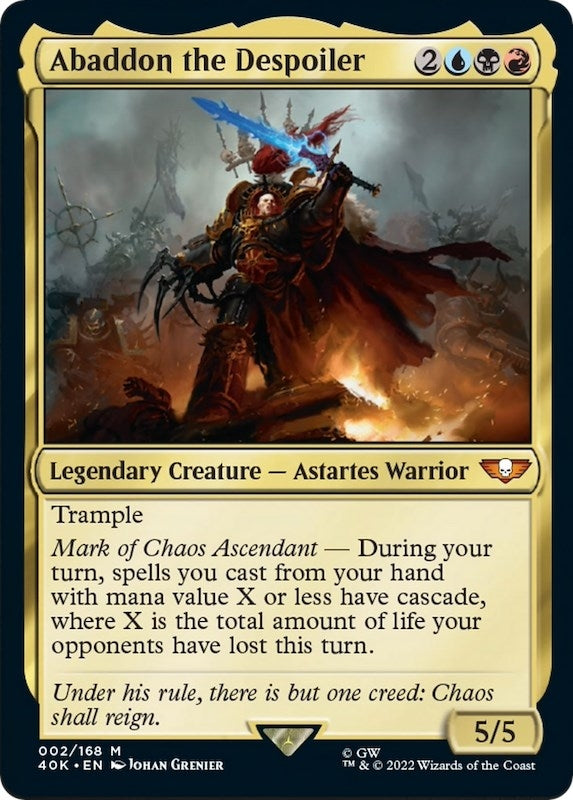 Abaddon the Despoiler Surge Foil (2) [40K]